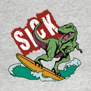 Sick T-rex surfing T-Shirt